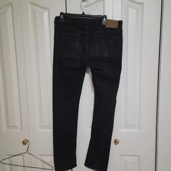 Men's American Eagle Black Slim Jeans 32W x 34L - Picture 3 of 8